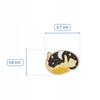 Pinets Night And Day Cats Metal Pin