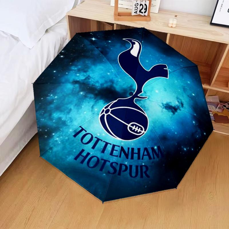 1PC Fc Crest Design Printed Umbrella Folding umbrella, automatic umbrella 8-Frame for Travel, camping Fan gifts Christmas Gifts