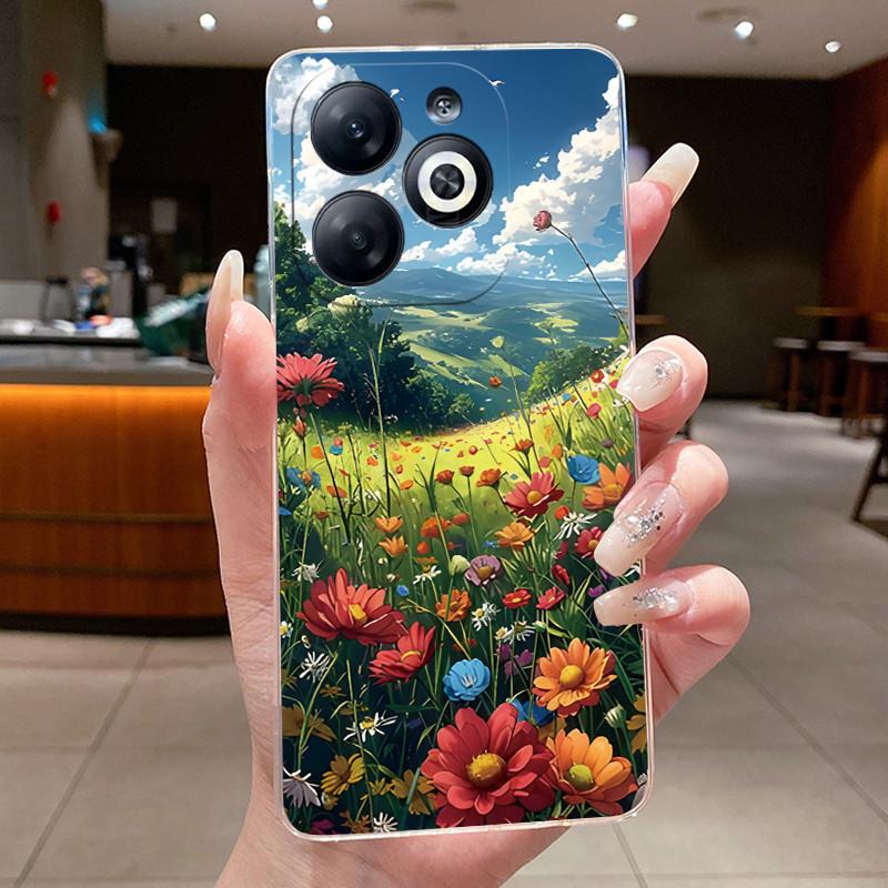 Casing For Techno Spark Go 2024 Luxury Cute Cool Boys Girls Transparent TPU Soft Bumper Cover Tecno Spark Go 2024 BG6 Phone Case