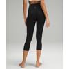 Lululemon Align  High Rise Ribbed Crop 23  Black