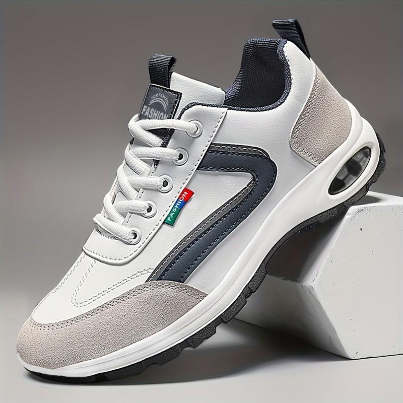 Large Size Men's Shoes Spring and Autumn New Waterproof Leather Surface Light and Comfortable Platform Casual Shoes Outdoor Sports Running Shoes