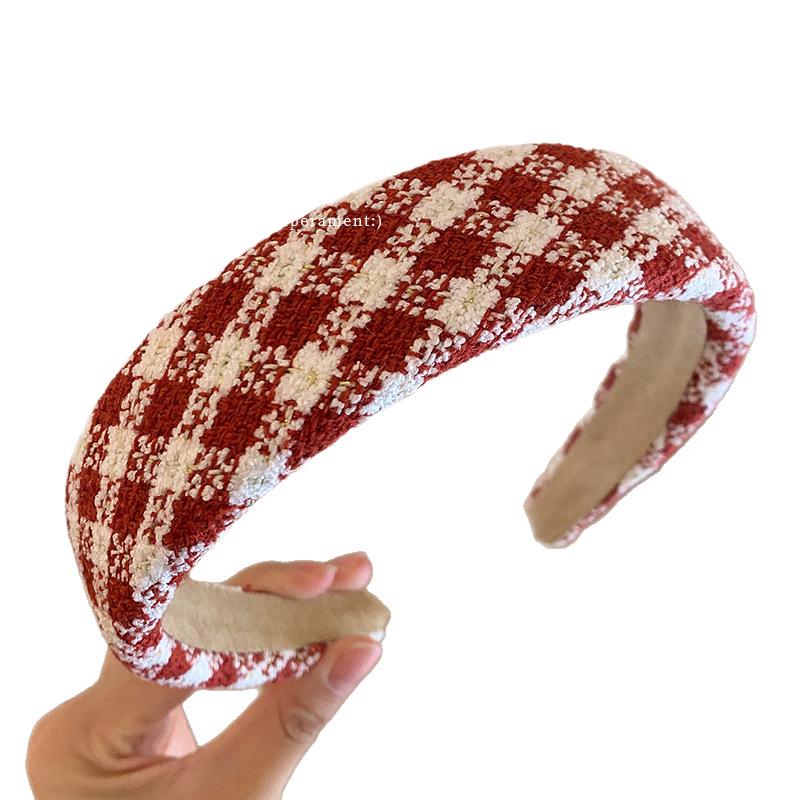 Элегантная бархатная красная праздничная повязка на голову для женщин – Идеально подходит для осенних, зимних и рождественских торжеств