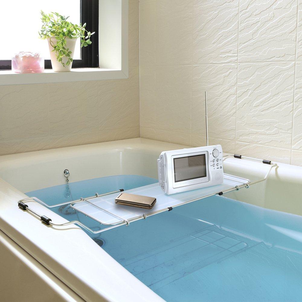 Wahei freiz Bath Book Stand, Amenic, Sliding Type, 52.5-75cm, AR-4272