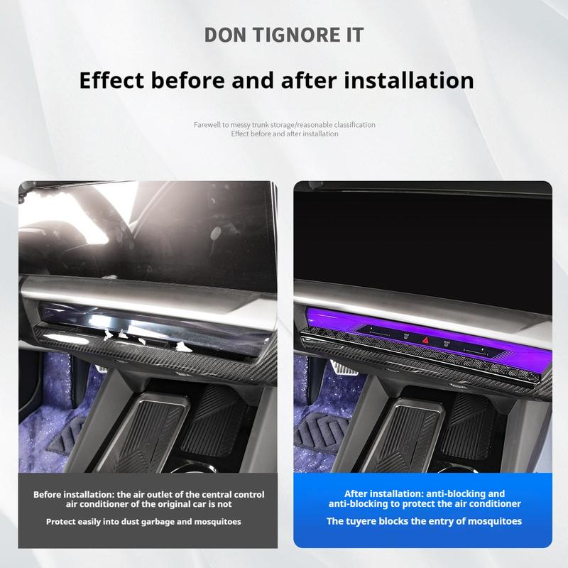 Central Control Air Outlet Air Conditioning Protective Cover Accessories For BMW 5 Series i5 G60 2024-2025Interior Accessories