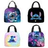 Portable Insulated Stitch Lunch Box With Durable Polyester Material Perfect For Kids And Students