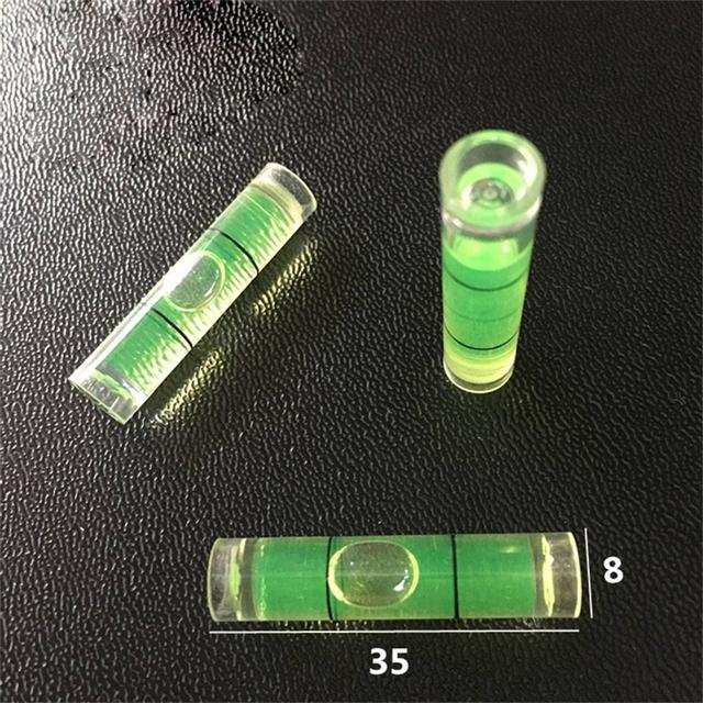 3 шт. Мини пузырьковый спиртовой уровень цилиндрический круглый пузырьковый уровень Bullseye горизонтальный прецизионный измерительный комплект