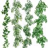 Artificial Willow Vine Wedding Decor - Green Leaf Twining Simulation