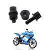 Set of 4 Motorcycle License Plate Bolts Nylon Screws Nylon License Plate Mounting Kits Durable for Long Lasting Use