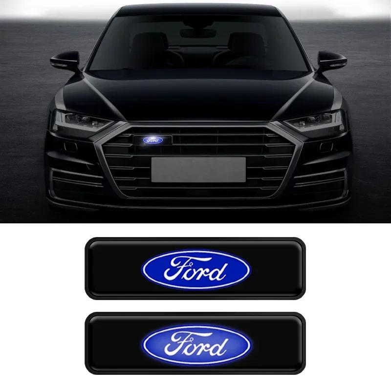 Новая автомобильная наклейка 2026 Новая 2025 Горячая Модифицированная светодиодная декоративная подсветка для решетки переднего бампера автомобиля Для Ford S Max Ford Focus Mk2 Mk3 Fie