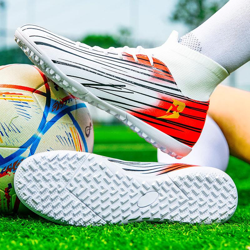 2024 Мужские футбольные бутсы большого размера Сверхлегкие футбольные бутсы для мальчиков Кроссовки Нескользящие футбольные бутсы AG/TF Ботильоны унисекс