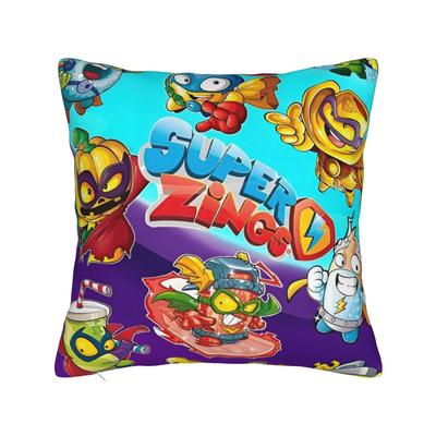 Super Zings Game Pillow Case Superthing Fashion Pillow Cover Soft Printed Cushion Cover Pillowcases For Sofa Bedroom Home Decor