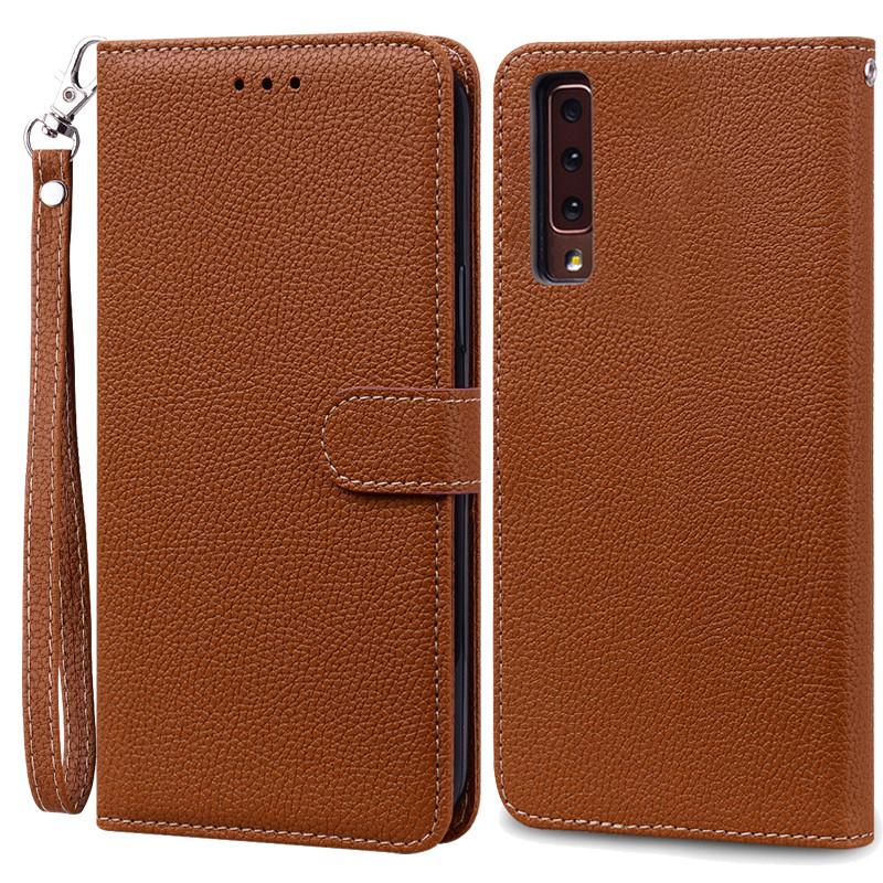For Samsung Galaxy A7 2018 Case Galaxy A 7 2018 Cover Luxury Leather Flip Case For Samsung Galaxy A7 2018 SM-A750F Phone Cases