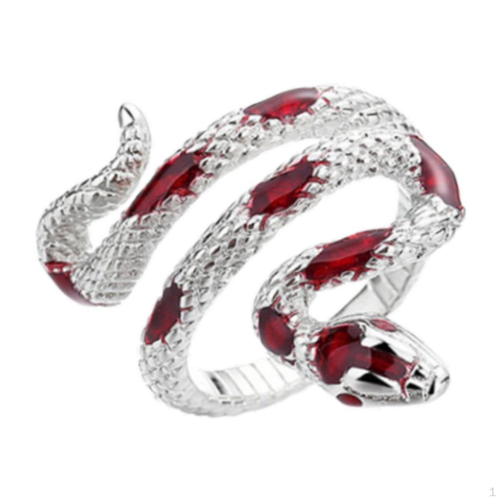 Snake Ring Statement Party Prom Creative Fashion Costume Accessories Elegant Gothic Jewelry for