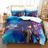 Full Metal Panic Постельный комплект Односпальный Полуторный Двуспальный Кинг Сайз Комплект для кровати Взрослый Детский Спальня Комплекты пододеяльников с 3D печатью Аниме Девушки
