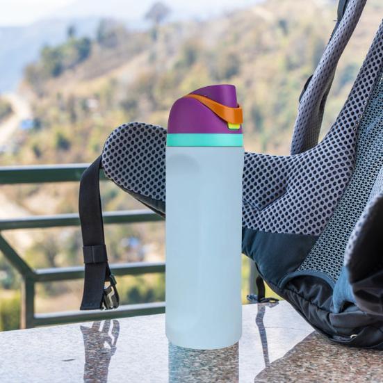 Silicone Water Bottle Boot for Owala 24oz Full Wrap Protection Anti-Sliding Bottom Protective Sleeve Case for FreeSip Water Bottle Cover Accessory