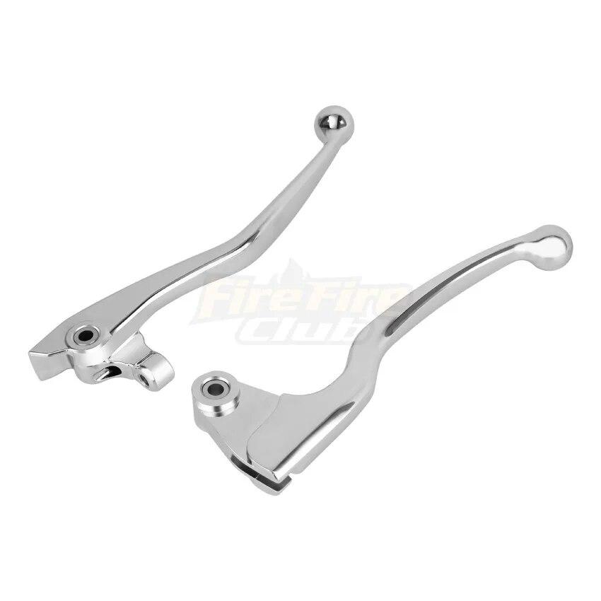 Chrome Motorcycle Skull Brake Clutch Levers Shifter Lever For Yamaha VStar Drag Star XVS 400/650 XVS 1100 1999-2009 96/16
