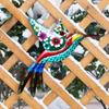Indoor&Outdoor Handmade Craft Metal Sculptures Ornaments Hummingbird Decorations Wall Hanging