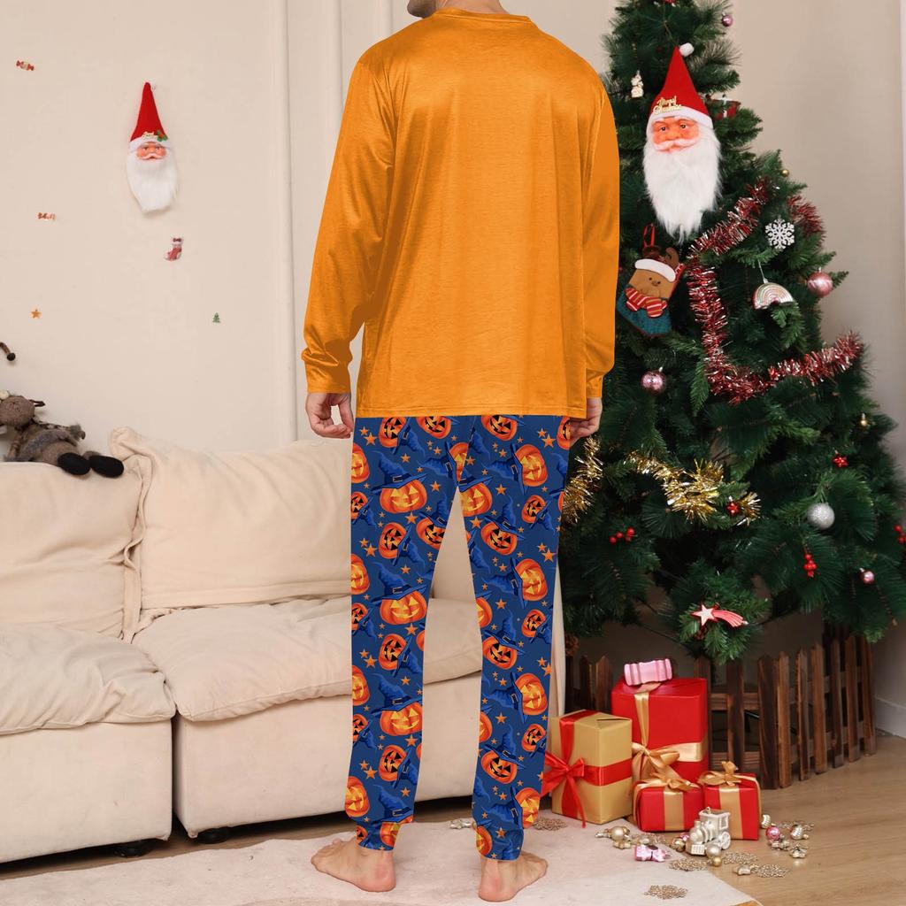 Halloween Family Matching Sets Pajamas, Loungewear Outfits,Family Matching Long Sleeve Tops+Pants Set