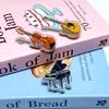 Musical Instrument Theme Folder Small Gift Jewelry Clip Creativity PP Clip  School