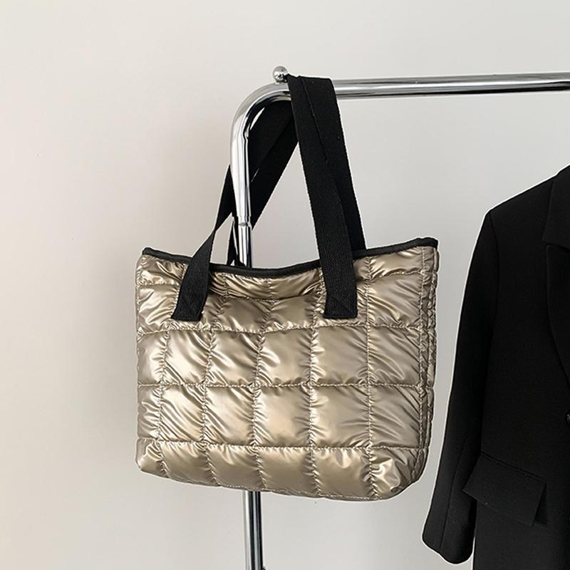 Women Handbags Space Cotton-Padded Female Down Bags Shoulder Crossbody Bags Quality Female Tote Luxury Bag Trend