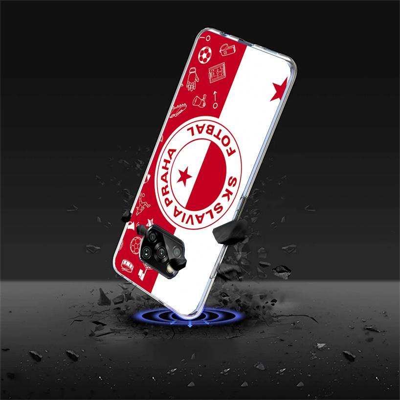 Sk Slavia Praha Czech Republic Phone Case For Xiaomi Poco X7 X6 X5 Pro F7 Ultra Redmi 15C 15 13C 13 12C 12 10 10A 10C 9 9A 9C 9T