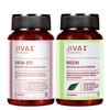 Комбо Jiva: таблетки с нимом и для кожи для здоровой кожи | 100% аюрведическая формула Очищает кровь | Улучшает здоровье и цвет лица | Снимает Капху