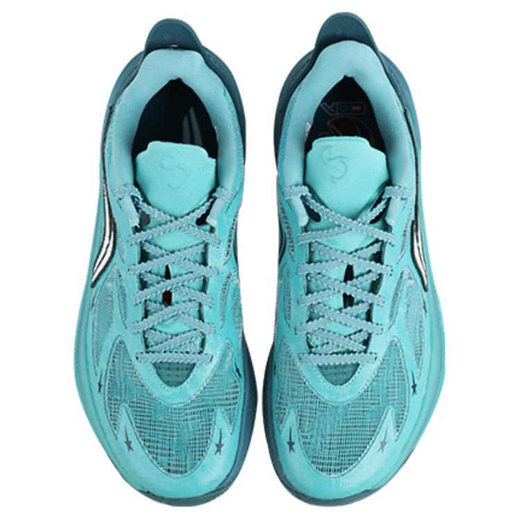 Баскетбольные кроссовки Li Ning Sonic 12 PE с амортизацией, износостойкие, низкие, мужские, зеленые, ABAU019-23