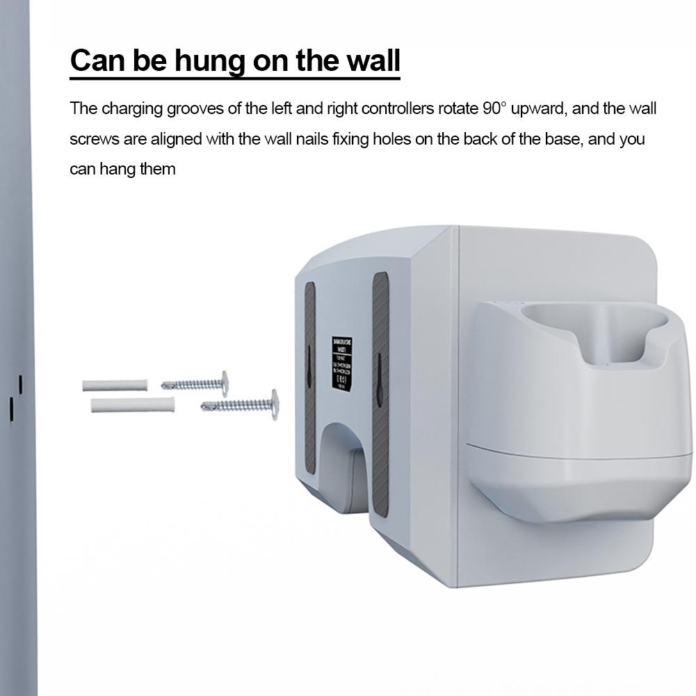 For Meta Quest 3 Charging Base Fast Charging Rack Charging Station Wall-Mounted For Oculus Quest3 Accessories With LED Indicator