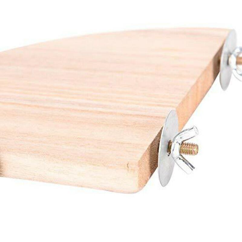 Деревянные мини-жесты на платформе с круглой педалью, клетка для попугая, птица, волнистый попугайчик, игрушка, стопорная доска