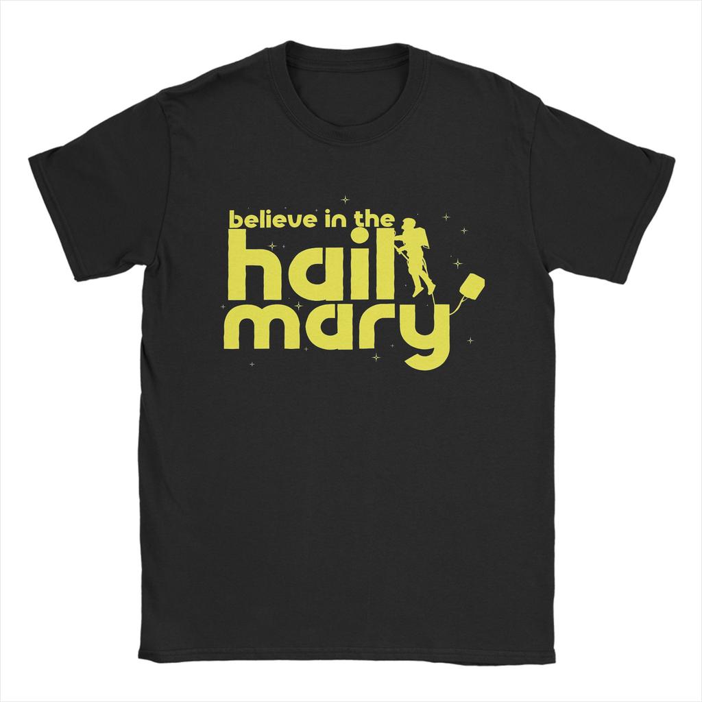Project Hail Mary Poster T Shirt Unisexs 100 Cotton Novelty TShirts Round Neck Tee Shirt Short Sleeve Clothing 4XL 5XL 6XL