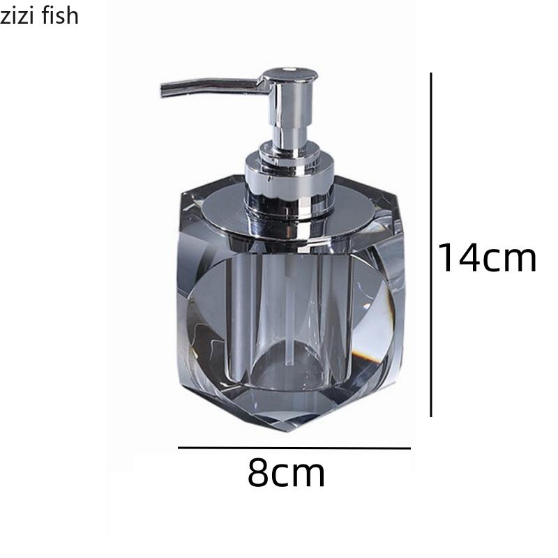 Флакон Crystal Lotion Распределительная бутылка для продуктов для ванной комнаты Флаконы с дезинфицирующим средством для рук Бутылки с шампунем и гелем для душа Дозатор для мыла