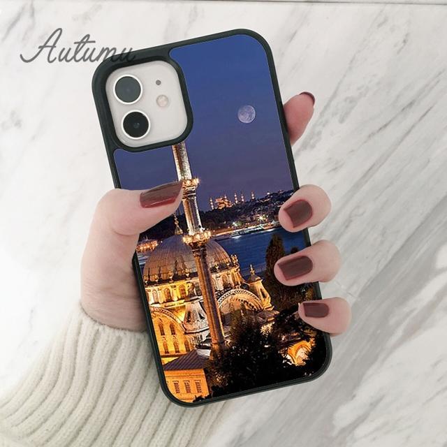 Чехол для телефона «Турция Стамбул с пейзажным зданием» для iPhone 11 12 13 14 Pro Max mini XR XS SE 2020 6S 7 8 Plus Samsung S21 S22