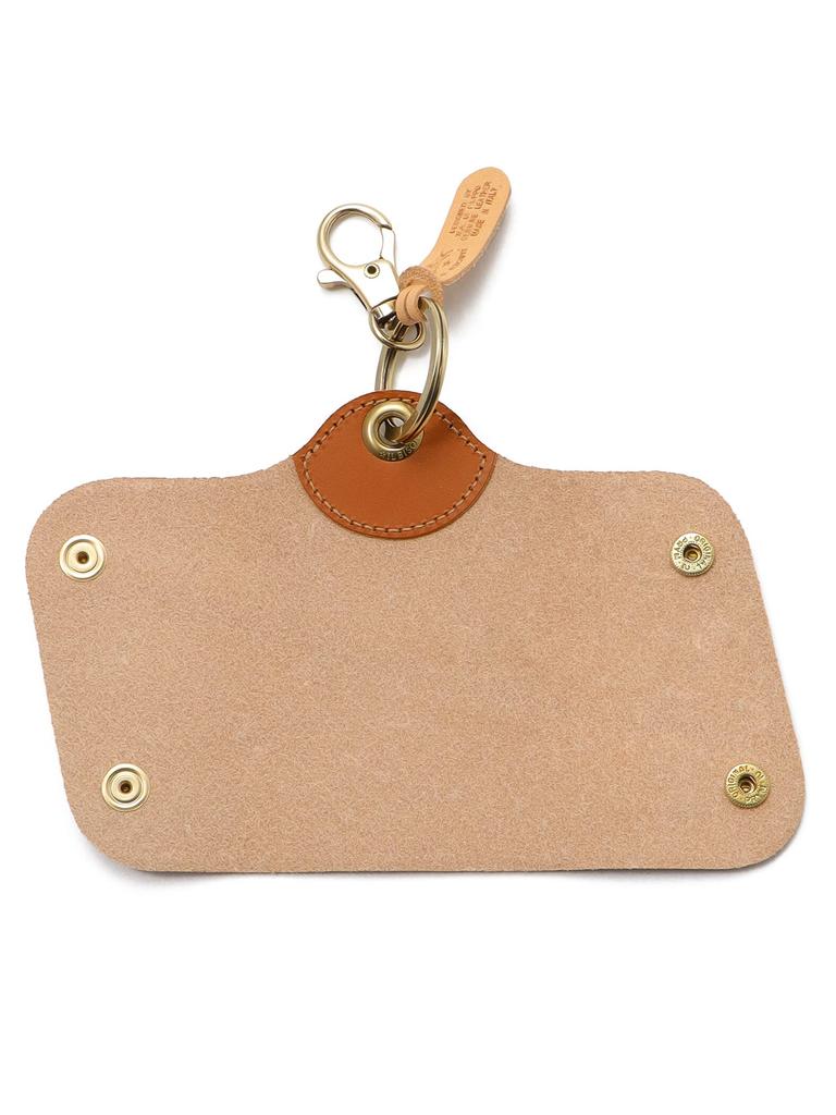 Key Case Leather Genuine Leather Cowhide Unisex Discolored Brown Brown [IL BISONTE] Women's Men's