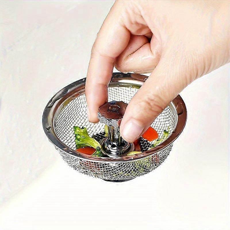 Stainless Steel Sink Strainer 3.26 Inch Mesh Filter, Fine Mesh Drain Strainer for Kitchen Bathroom Laundry Sink, 1 Pack