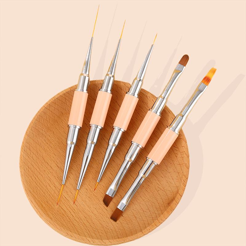 Dual-Ended Nail Art Painting & Line Drawing Pen Set