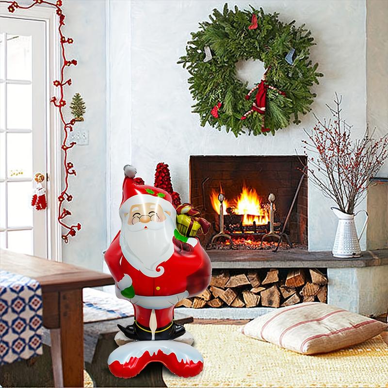 1PC New Style Card Suit Christmas Santa Claus Holiday Atmosphere Large Size Party Decoration