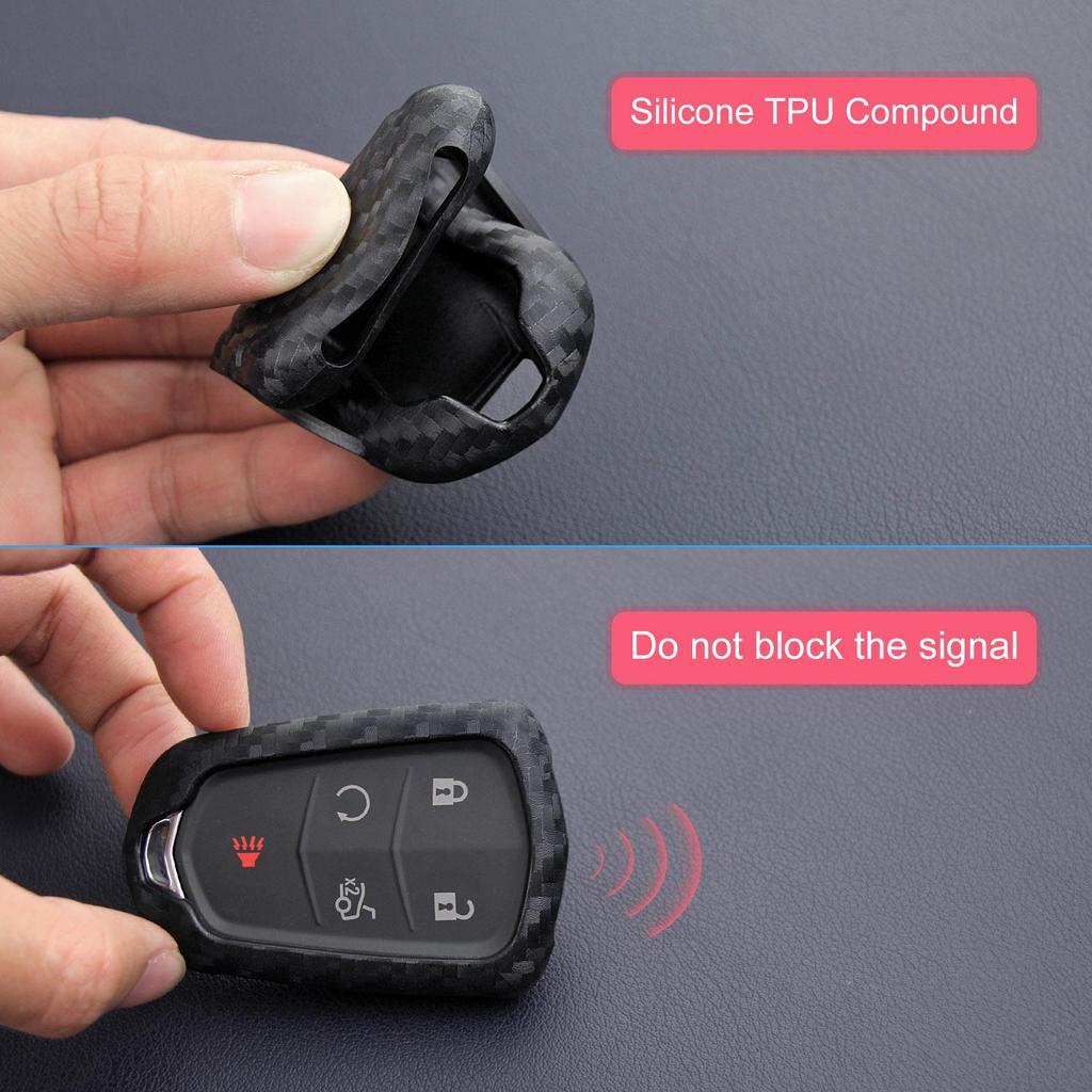 Cadillac XTS/US Escalade/CT6/ATS-V Carbon Fiber Key Shell Cover