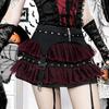 AltGoth Gothic Hotsweet Camisole Женская винтажная эстетика Y2k E-girl Hipster Кружевная Лоскутная Холтер Укороченная майка Косплей Одежда