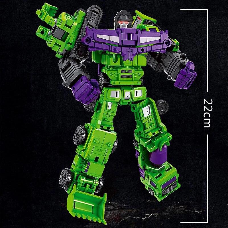 Трансформация 6 в 1, модель Defensor Devastator, игрушки, фигурка робота, пластиковые игрушки, лучший подарок для образования детей