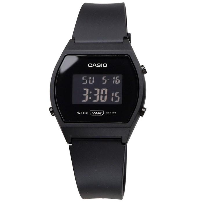 Casio Стандартные цифровые женские часы LW-204-1B черные