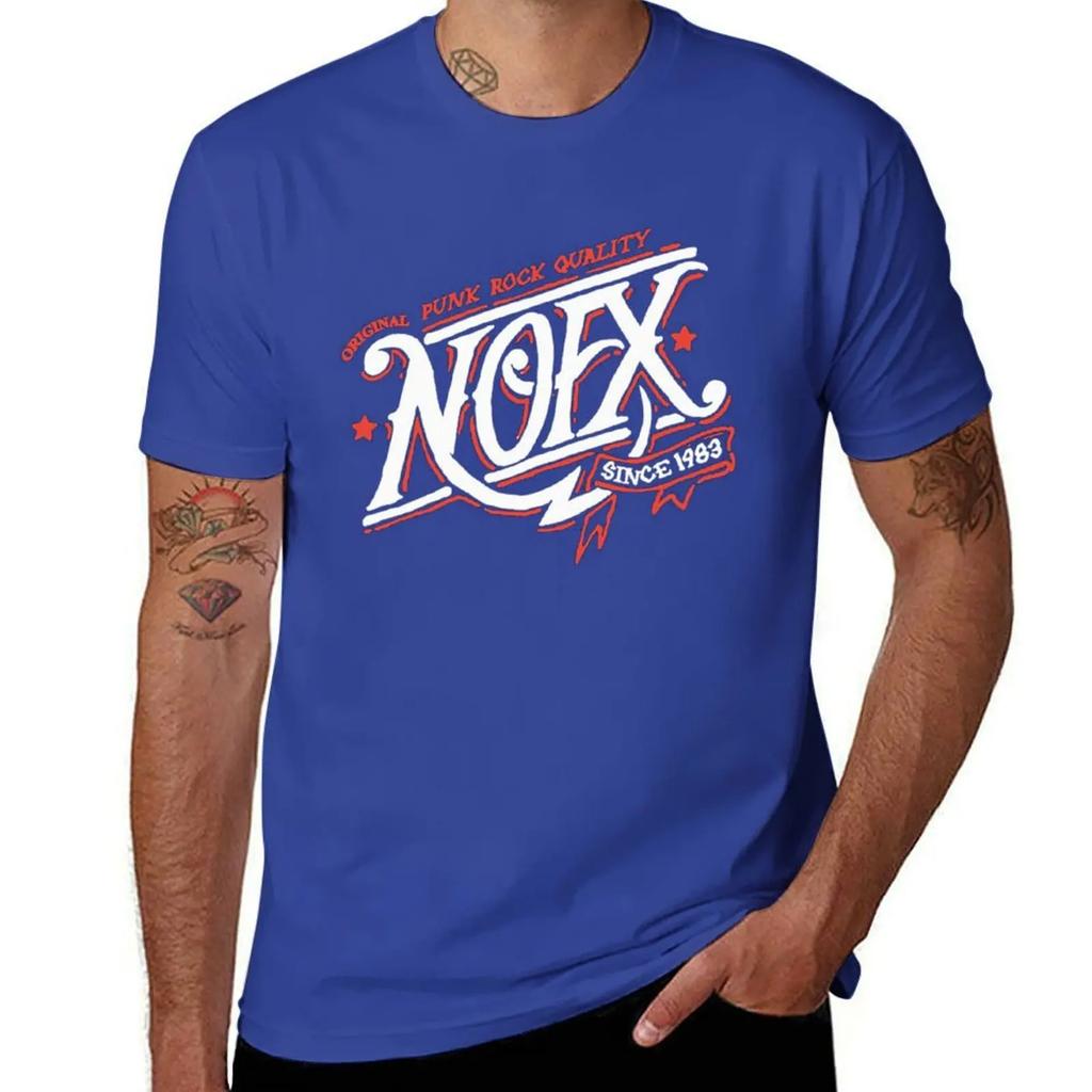 NOFX The Original Punk Rock Band T-Shirt korean fashion summer top vintage boys animal print tshirts for men