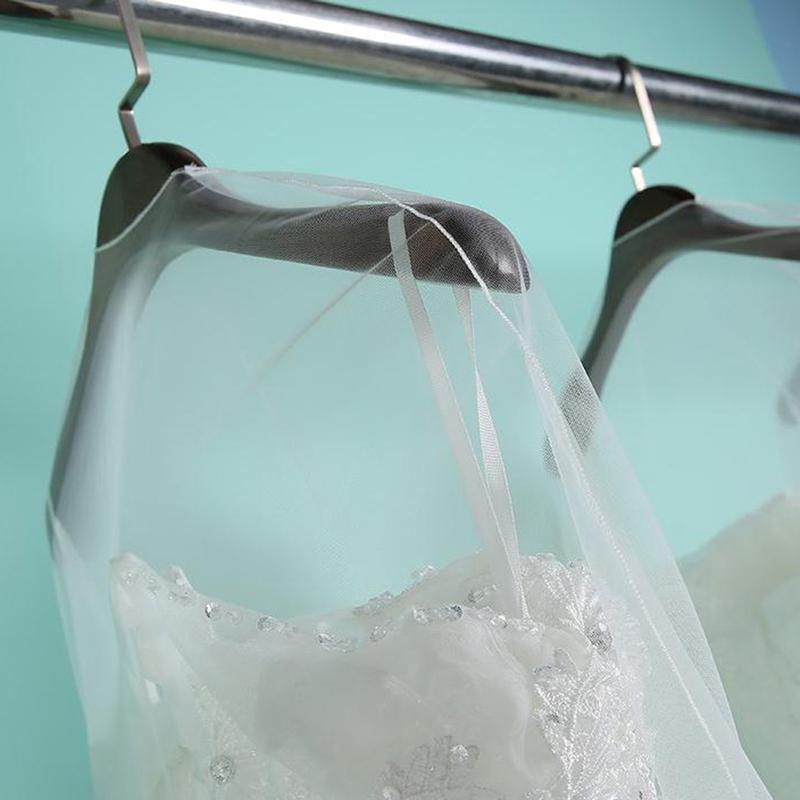 Длинный прозрачный мягкий тюль пылезащитный чехол для домашней одежды свадебного платья протектор