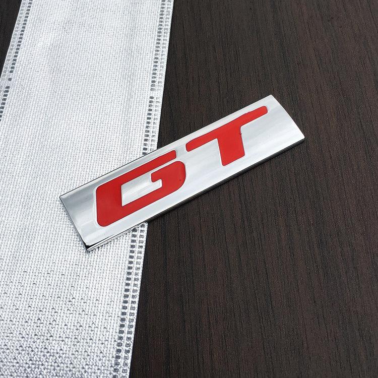 Automotive 3D Turbocharged Hybrid AWD Metal Car Sticker V6 V8 Ss Displacement Decorative Tailgate GT