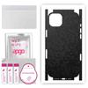 apgo Protective Skin Sticker for the Back+sides Compatible with Apple iPhone 15 Plus, Full Wrap Film, Foil, Vinyl - Pattern Black Honeycomb