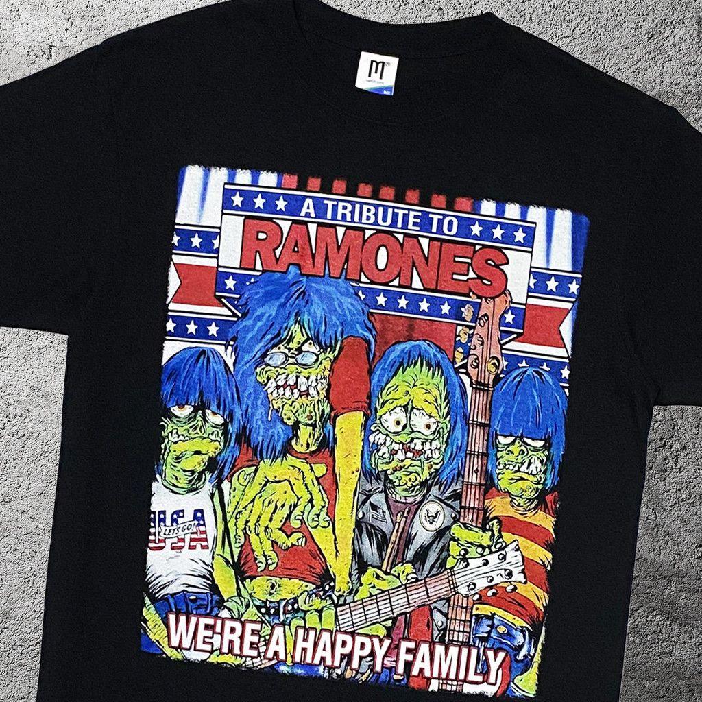 Tribute Ramones Band T-Shirt 100% Cotton