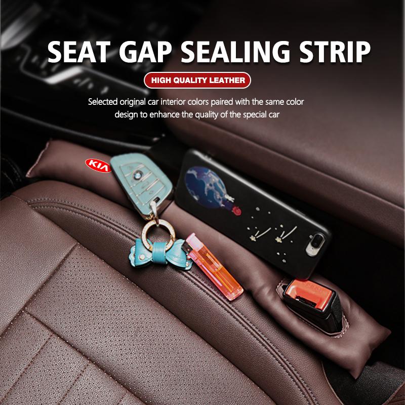 AEK4 For KIA Car Seat Gap Filler Strips Soft Waterproof Leak-proof Filler Padding Sportage Rio Ceed Niro Soul Stonic Picanto Proceed