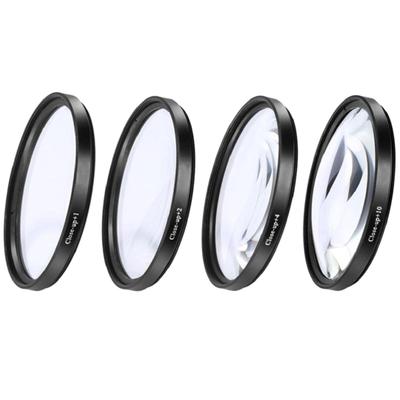 Набор макрофильтров Lightdow Macro Close Up Lens Filter Kit +1+2+4+10 Filter Kit 37 40.5 43 46 49 52 55 58 62 67 72 77 82 мм для камер Canon Nikon Sony
