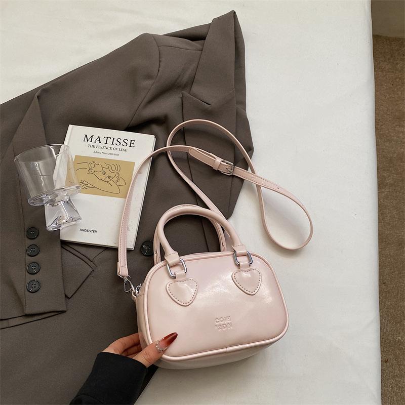 Летняя популярная маленькая сумка женская новая модная универсальная сумка через плечо высококлассная портативная сумка-боулинг