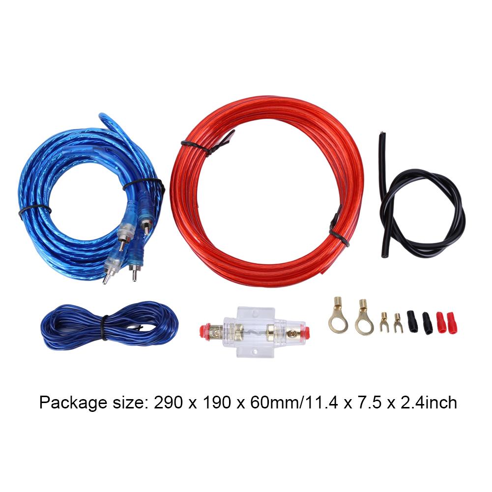 1500 Вт Автомобильные Аудио Колонки Комплект Проводки 18 AWG RCA Сабвуфер Усилитель Мощности AMP Проводка Держатель Предохранителя Провод Кабель Модификация Автомобиля