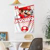 Mario Adventure Iconic Wall Decor Tapestry Art For Pet Memorial Birthdaywedding Party Backdrop Family Gift